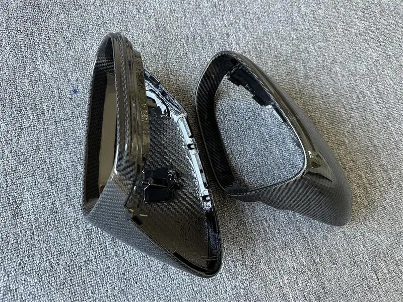 Side Door Rearview Mirror Covers  Dry Carbon Fiber M Sport Style for  Cayman/Boxster 981RS/ 911 991RS 2013-2016